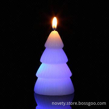 Real smokeless wax candles, really change colors when lit, burn & stop changing when flame-out
